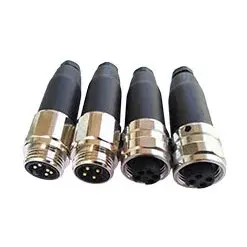 Industrial electronic connector terminal pin insertion and riveting using XIRO servo press