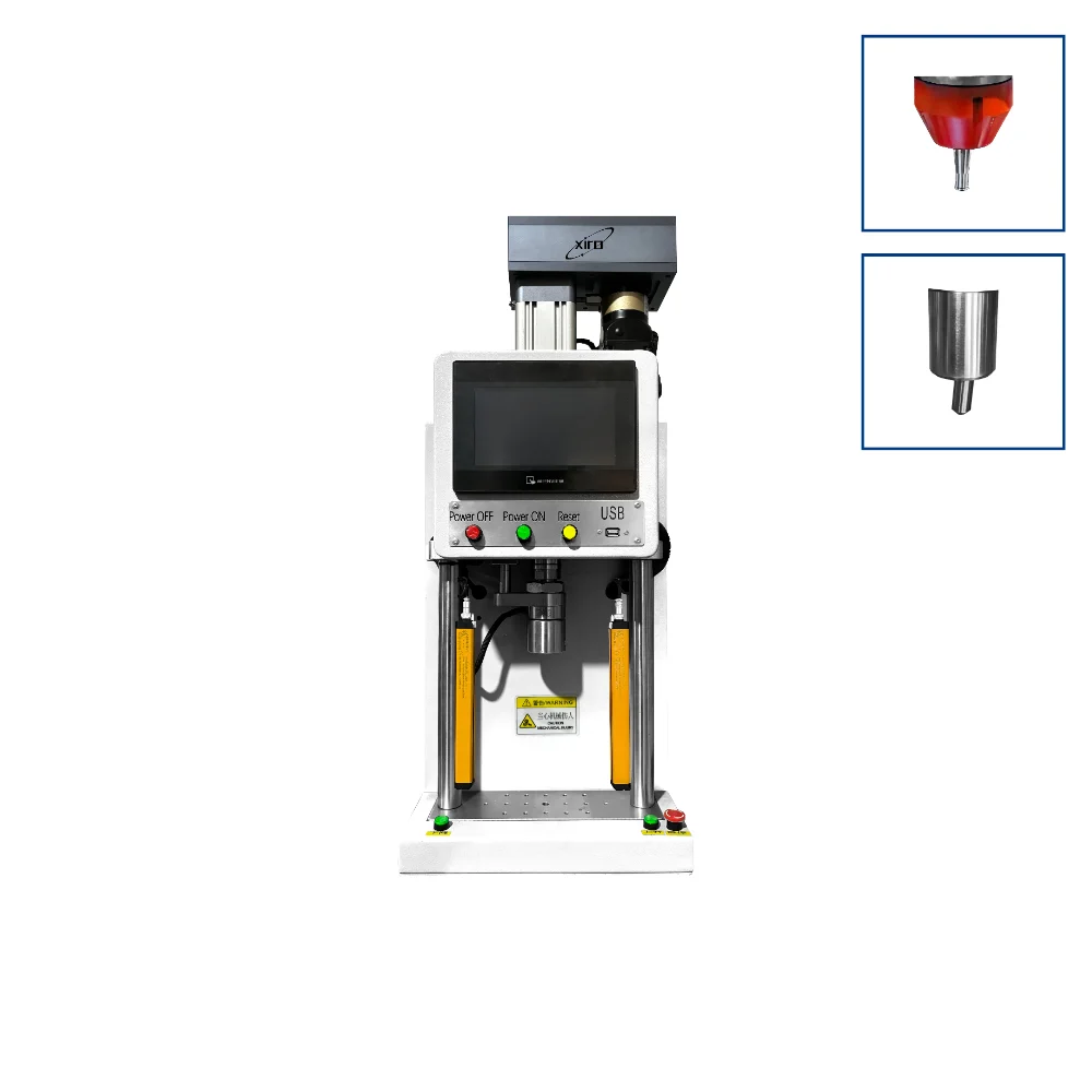 Miniature desktop electric servo radial orbital riveting machine for electronics manufacturing