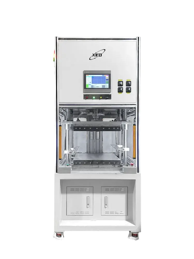Electric servo heating press machine for thermal bonding and forming