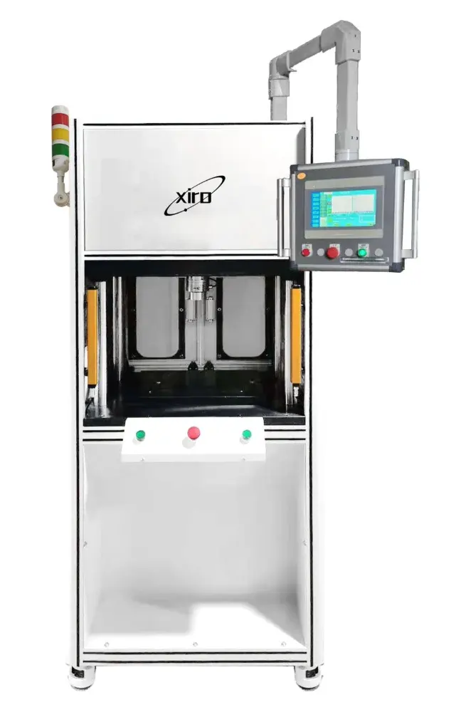 Four-column rotary table electric servo press with pendant arm touch screen