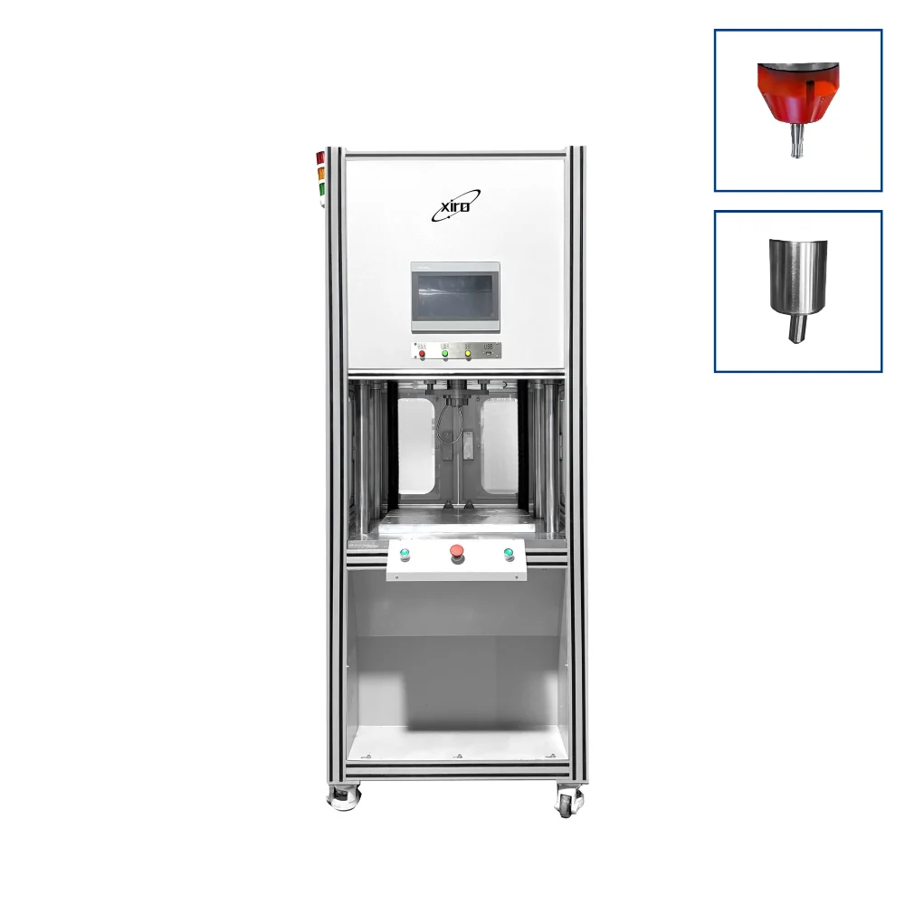Four-column electric servo radial orbital riveting machine for automotive parts