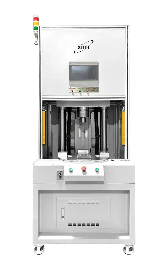Automated four-column electric servo press with multi-station rotary table